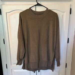 Green Oversized Sweater; Aerie XS